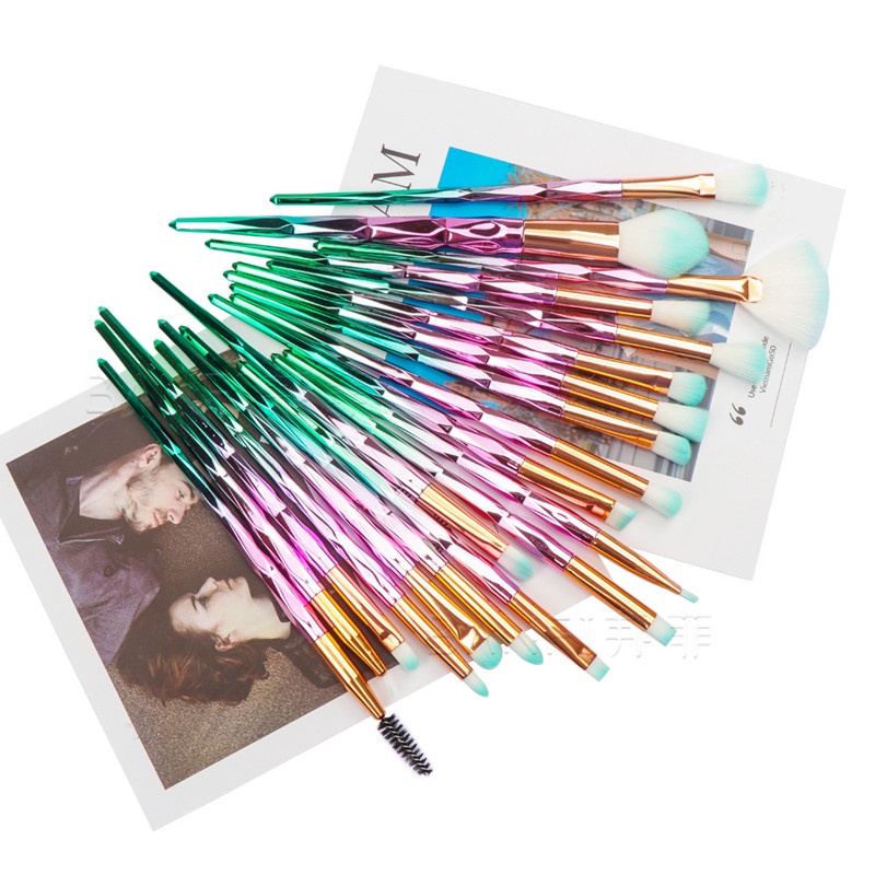 GDTIMA Bộ cọ trang điểm chất lượng cao 20 chiếc