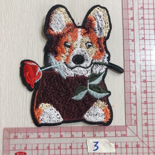 Sticker thêu hình kim sa