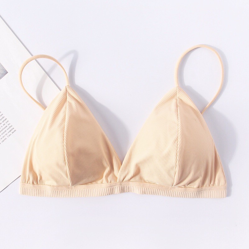 Áo Lót Nữ Bra Thun Gân Mềm Nhẹ - Form Cài Sau - Đơn Giản Quyến Rũ