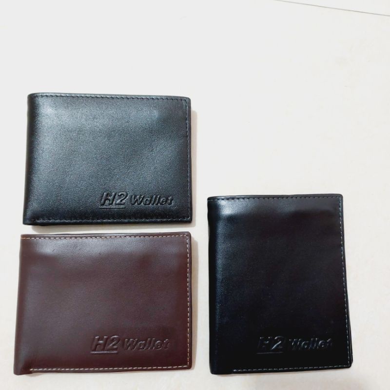 Ví nam đứng da bò thật  V51W thương hiệu cdleather, ví da H2