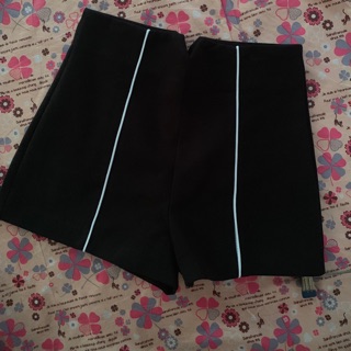 Quần đùi dạ cạp cao