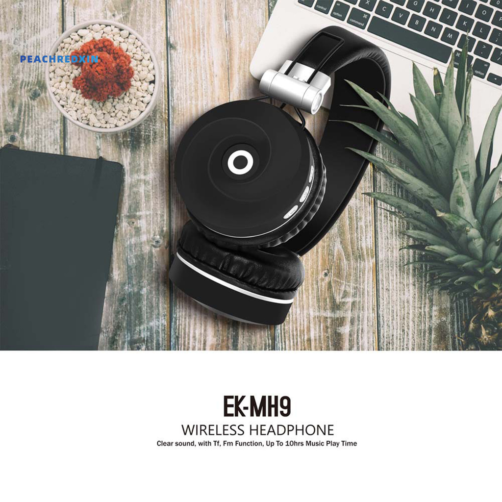 ☊MH9 Foldable Bluetooth 4.2 Wireless Stereo Gaming Headphone for Phone/Computer