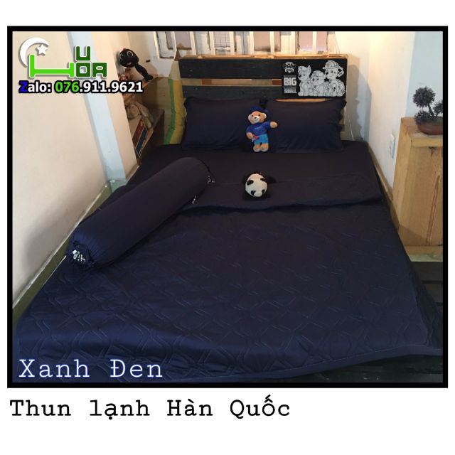 Bộ CHĂN GA THUN LẠNH HÀN QUỐC - MÀU TRƠN | BigBuy360 - bigbuy360.vn