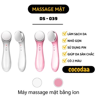 Máy rửa mặt - Máy massage mặt DS-039 bằng ion làm sạch da an toàn cho da và săn chắc 2332 [FREESHIP]