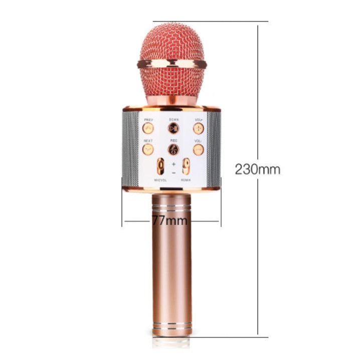 Hàng loại 1 - Mic hát karaoke kết nối Bluetooth cực hay