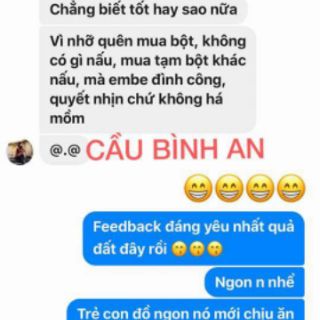 Bột ăn dặm loại mịn cho bé 4-10 tháng gói 500g