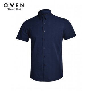 OWEN - Áo sơ mi ngắn  tay Owen Kiểu dáng SLIMFIT - AS80457N