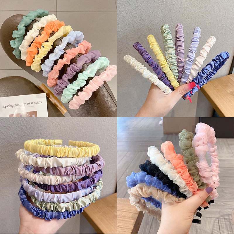 Băng đô cài tóc kiểu dáng đơn giản thời trang phong cách Hàn Quốc cho nữ