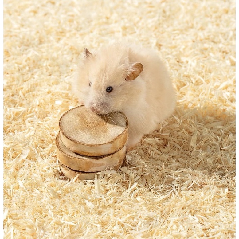 mùn cưa nén dành cho hamster, thỏ, bọ, sóc, nhím, vẹt,....