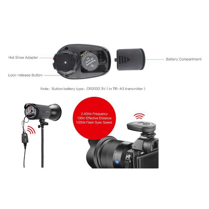 Kích nổ đèn flash JINBEI TR-A3