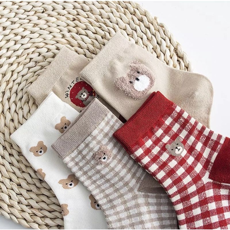 Vớ gấu cổ cao dễ thương 🐻🐻🐻