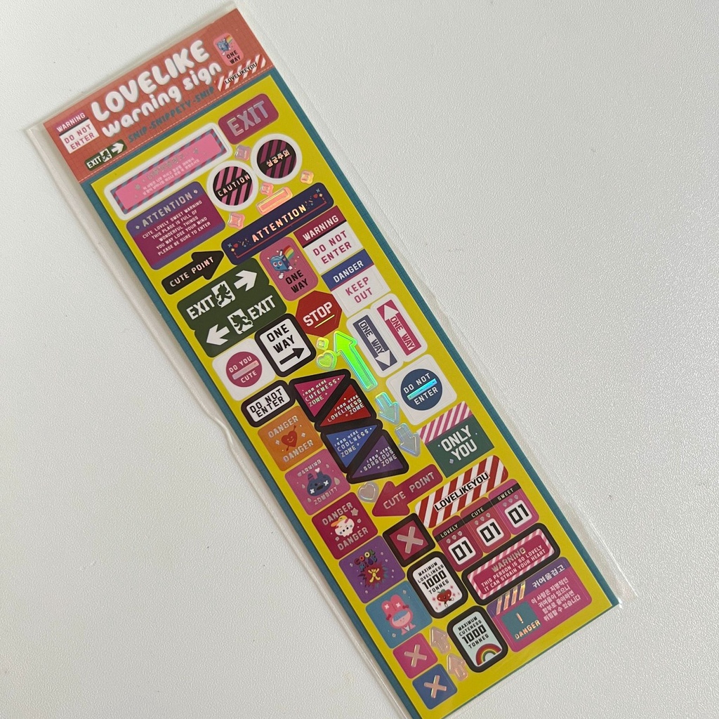 Peach 1Pcs South Korea INSTAGRAM English Japanese material stickers Journal Scrapbook Decor Sticker