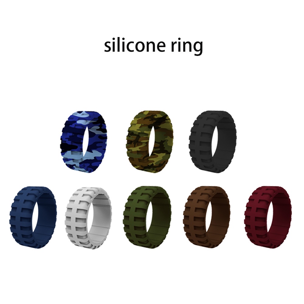 1 Vòng Silicone 9Mm Họa Tiết Lốp Xe Trang Trí Tiệc Cưới