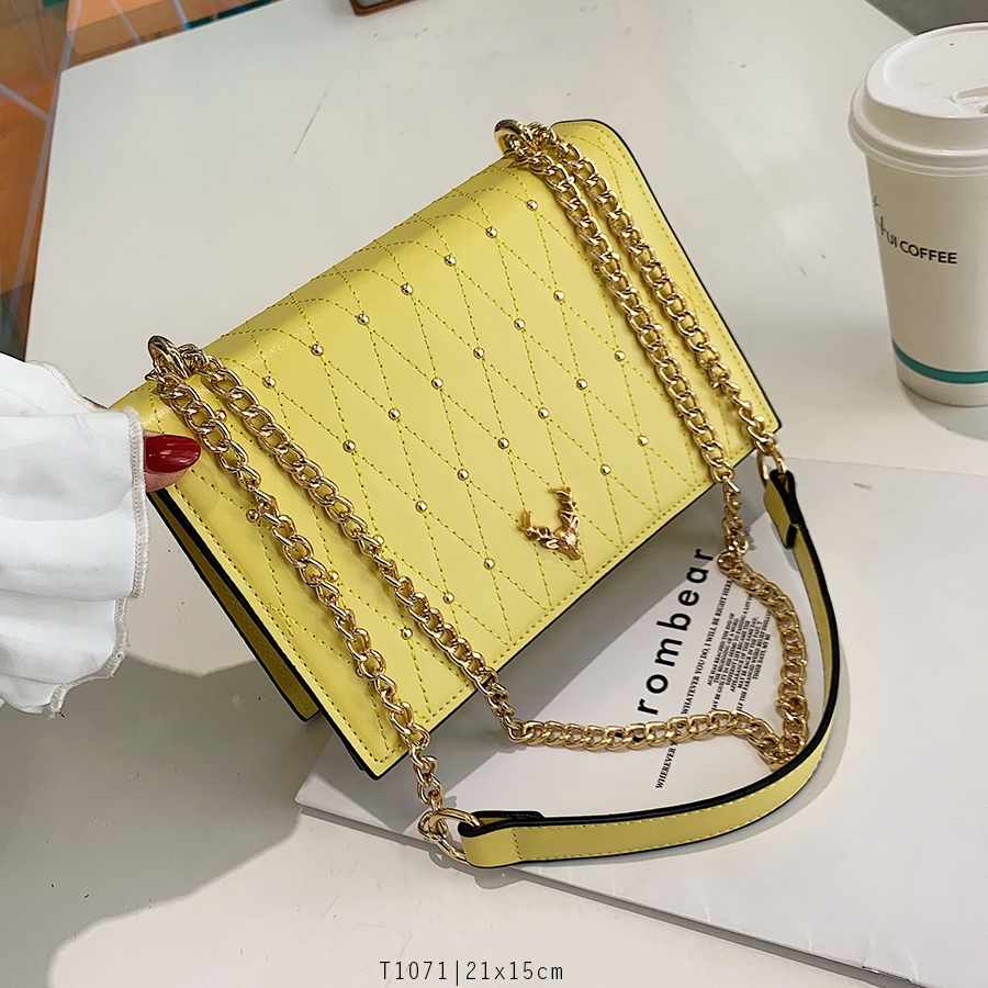 [ HOT ITEM ] Túi xách đeo chéo đầu hươu đính cườm sang trọng - T1071 | BigBuy360 - bigbuy360.vn