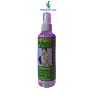 Toner tía tô, nước cân bằng da tía tô 200ml dạng xịt phun sương