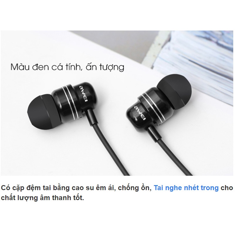 Tai nghe EP Awei Q27Hi Đen