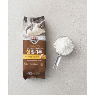 BEKSUL) Bột Mì Dẻo - 백설) 찰 밀가루 1KG