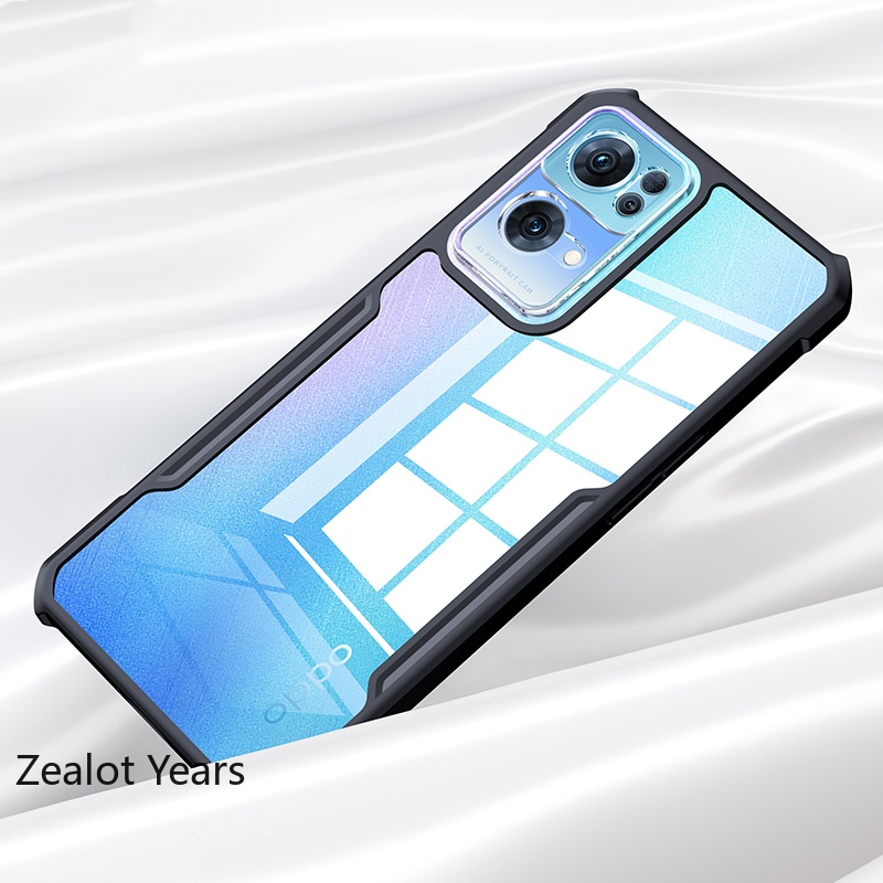 Ốp Điện Thoại Acrylic Chống Sốc Trong Suốt Cho OPPO Reno8 Z Reno7 Z Pro 7Z Reno 8Z 7Z 7 5G Reno7Pro Reno7z