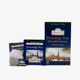 Trà buổi tối AHMAD - Ahmad Decaffeinated Evening Tea (túi lọc có bao thiếc - 20 túi/hộp)