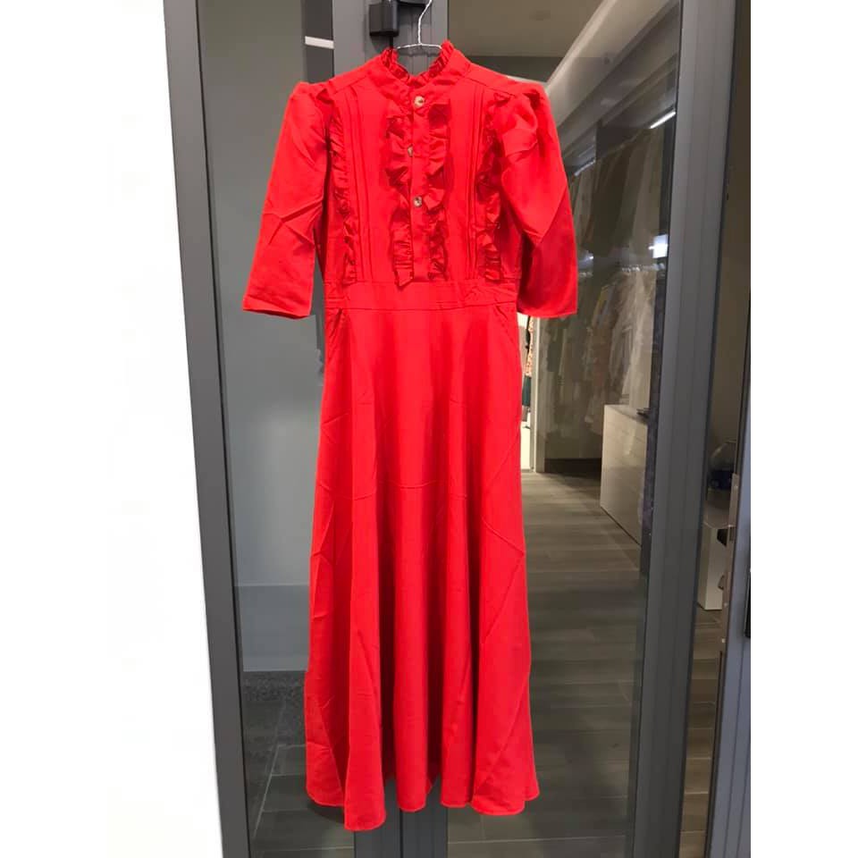 ĐẦM MAXI LỤA VIỀN BÈO