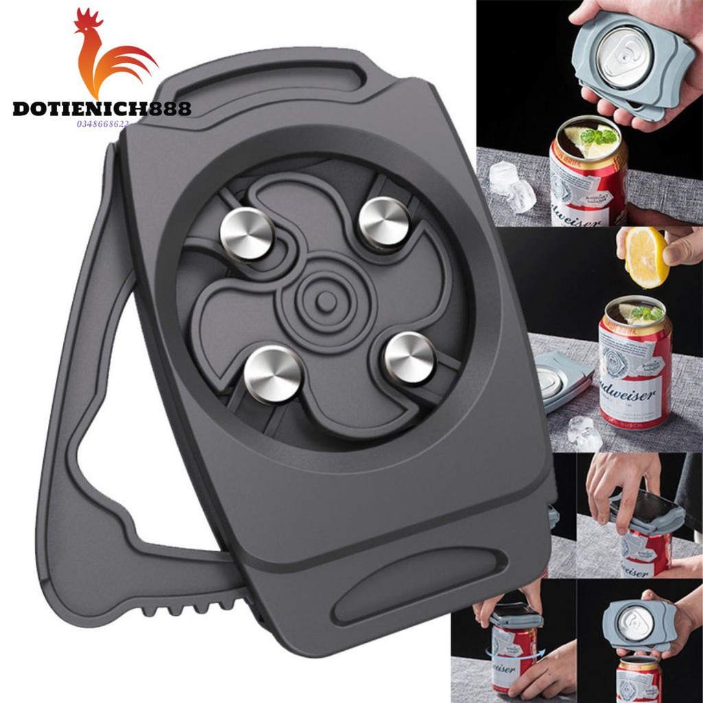 Dụng cụ mở nắp lon bia khui cắt nắp lon nước ngọt đồ hộp đa năng thông minh chuyên dụng