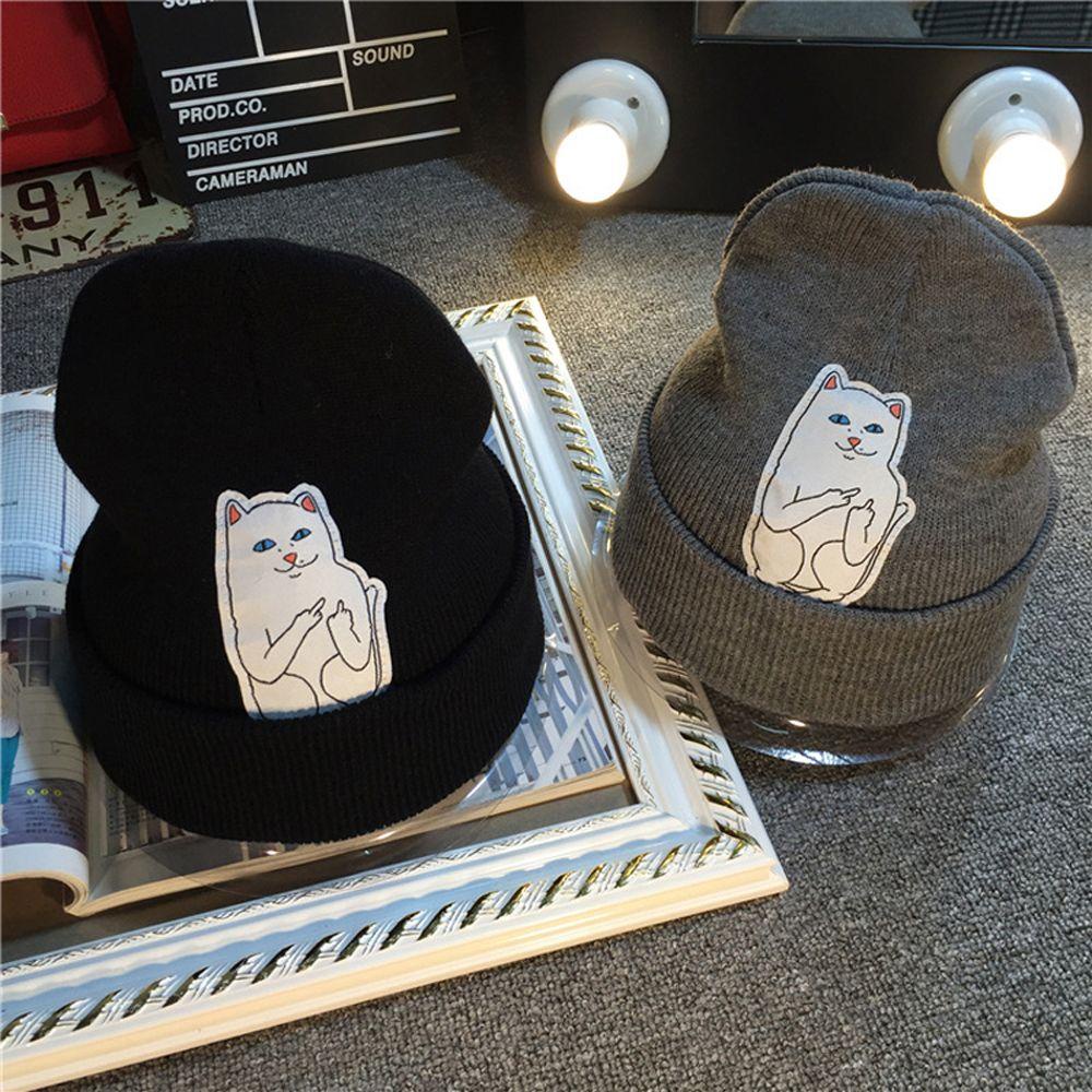 Mũ Beanie Dệt Kim Phong Cách Hip Hop Thời Trang Cho Nam Và Nữ