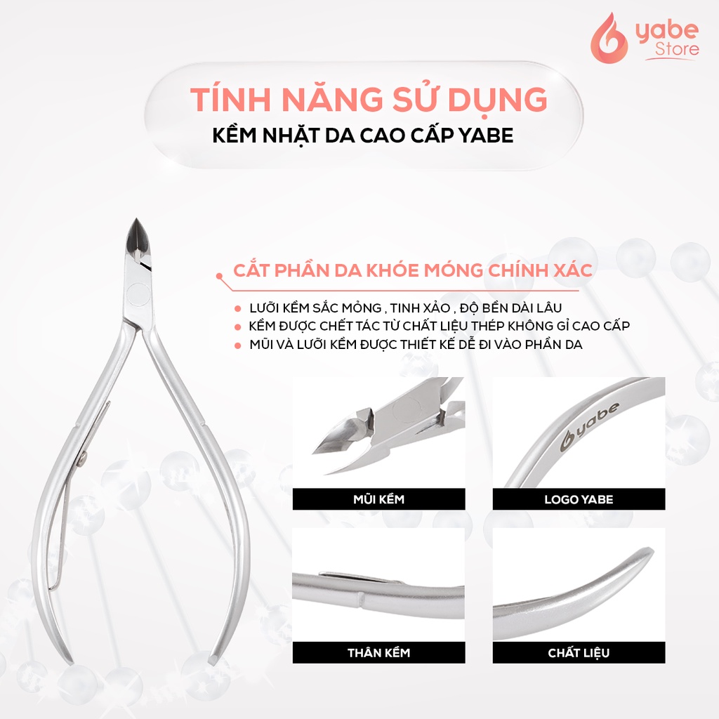 Combo 2 Kềm Tặng 1 Kềm Cắt Da Thép Nguyên Khối Kềm D01 YABE Mũi 16 YSN168