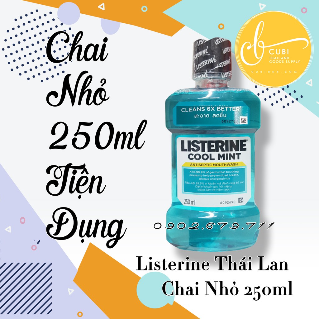 Nước Súc Miệng Listerine Thái Lan Các Loại