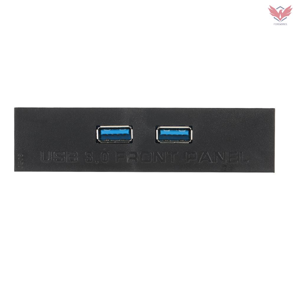 Dây Cáp Chuyển Đổi 2 Cổng Usb 3.0 20 Pin Sang Usb 3.0 60cm Cho Pc Desktop 2.5