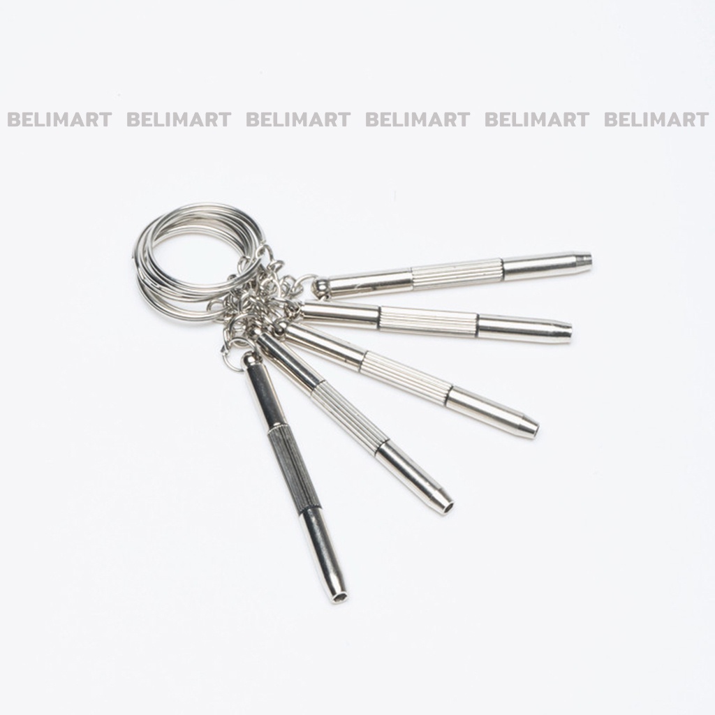 Tua vít đa năng 3 trong 1 sửa mắt kính, đồng hồ, điện thoại, máy tính, đồ gia dụng tích hợp móc khóa Beli BL025