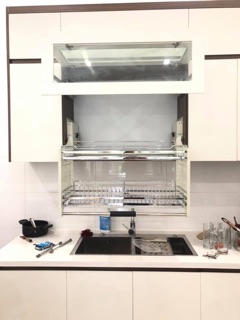 Tay nâng cánh đôi có giảm chấn( hỗ trợ lắp đặt kv hà nội)