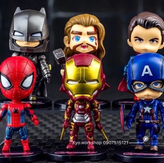 [Trọn bộ 6 con] Mô hình 6 hỗn hợp Chibi Marvel