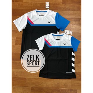 Áo cầu lông Victor 6063 đen (nam,nữ)