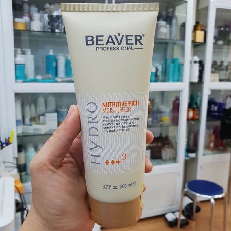 Dầu xả khô siêu dưỡng tóc Beaver Hydro Nutritive Rich Moisturizer +++3 200ml