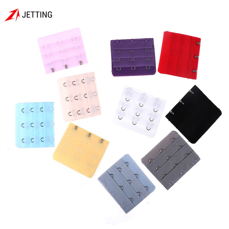 JETTING Set 10 miếng móc nới áo ngực thiết kế 3 hàng móc