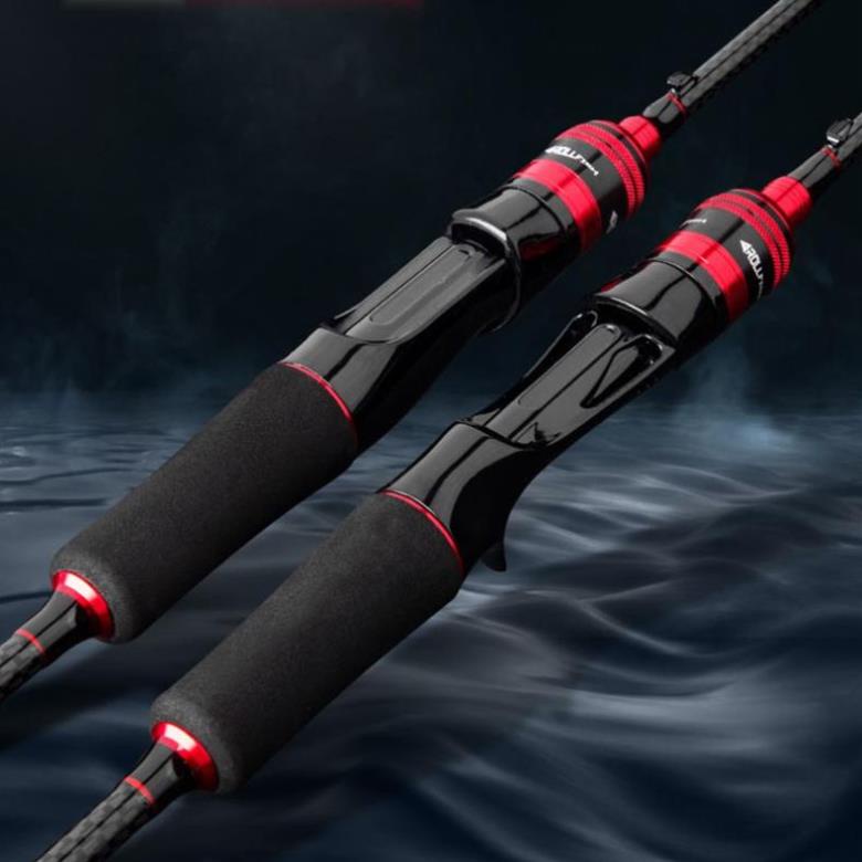 Cần câu lure máy ngang và máy đứng carbon RollFish