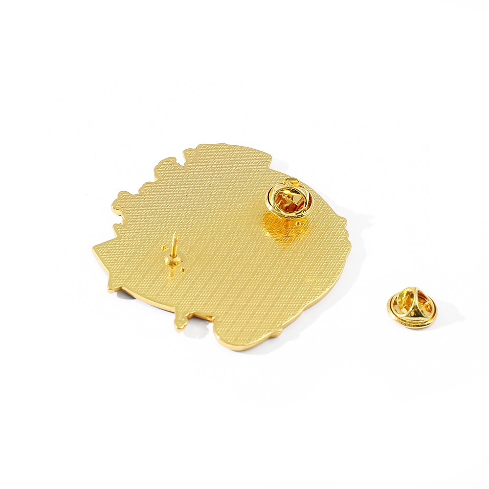 Huy Hiệu Cài Áo Bằng Kim Loại Tráng Men Hình Game Genshin Impact