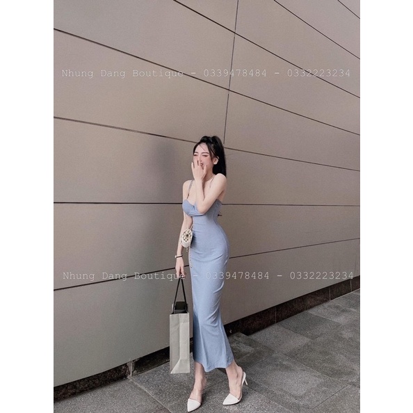 Đầm 2 dây cúp ngực dáng đẹp