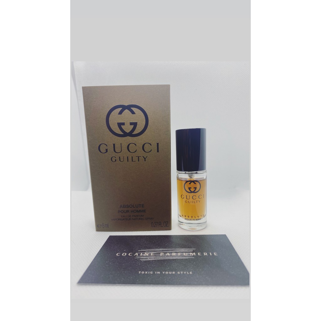 [Mini size 8ml] Nước Hoa Nam Chính Hãng Gucci Guilty Absolute Pour Homme 8ml