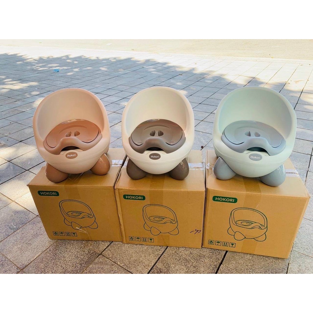 Bô Cho Bé Trai Bé Gái, Ghế Bô Vệ Sinh Ho kori Có Tựa Lưng 4 Chân, Giúp Bé Tập Đi Vệ Sinh