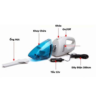 Máy hút bụi xe ôtô cầm tay
