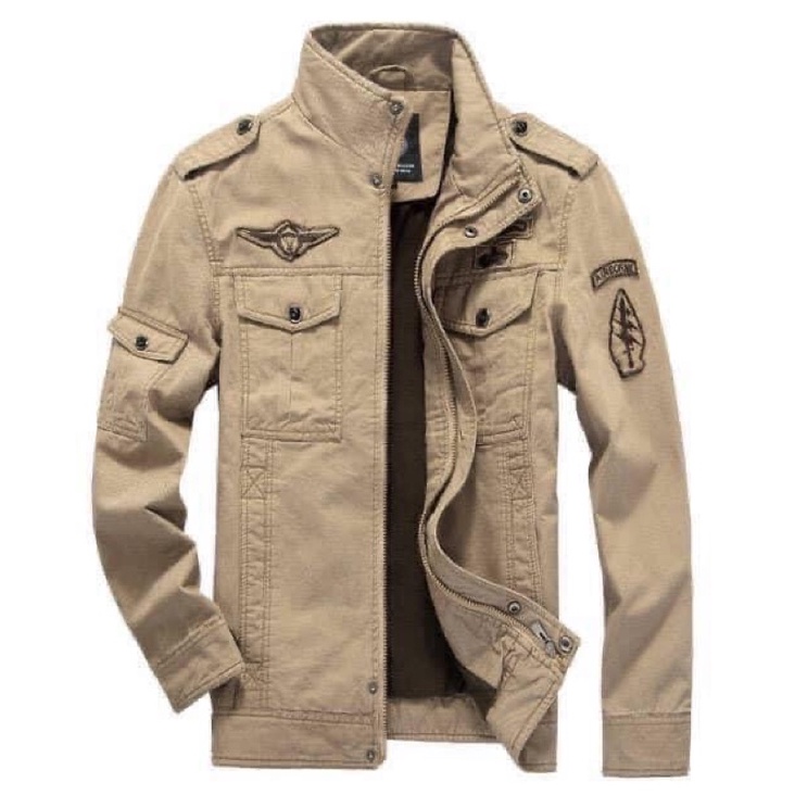 Áo khoác kaki phi công_dã ngoại