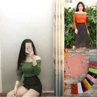 Áo Thun Tay Dài Cổ Thuyền