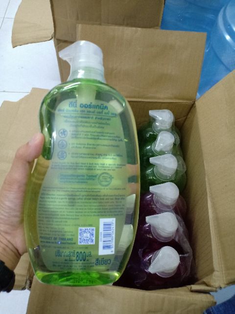 Sữa tắm dnee xanh 800ml