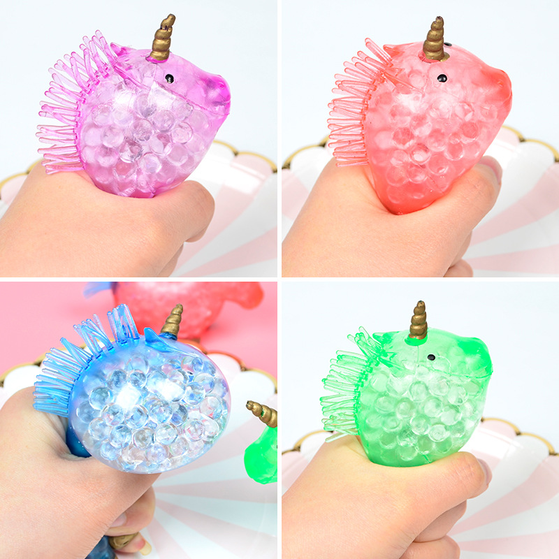 Đồ Chơi Xốp Squishy Giảm Stress Hình Kỳ Lân Dễ Thương Cho Bé