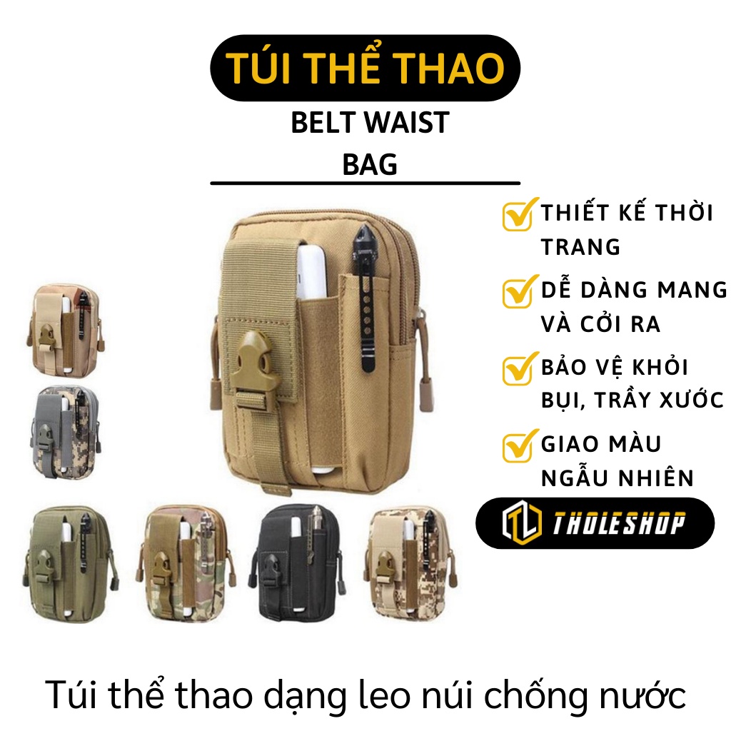 Túi Đeo Hông - Túi Ngoài Trời Thể Thao Đeo Hông Chống Thấm Nước, Kiểu Quân Sự 5360