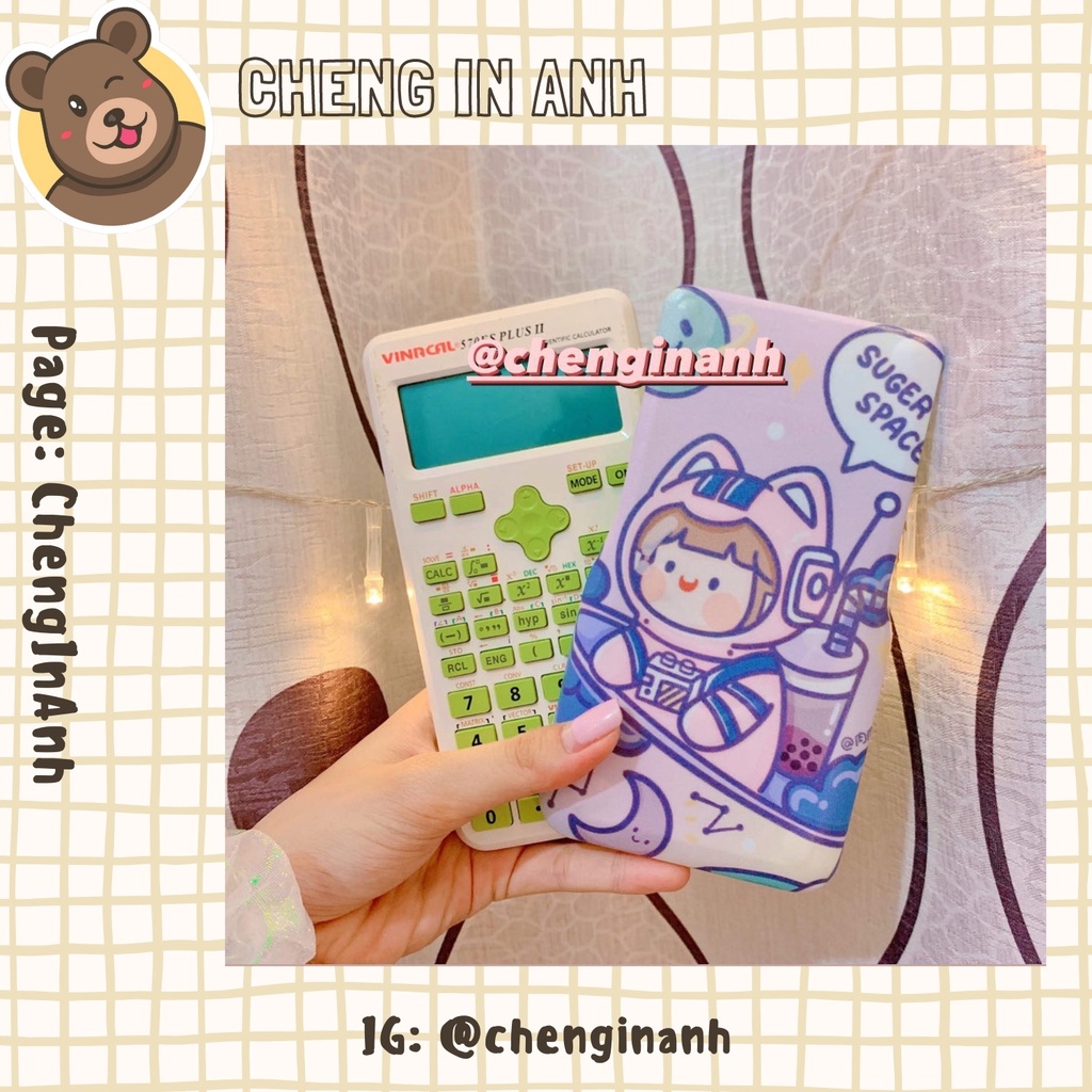[Mã ICBBACK1219 hoàn 20K xu đơn 0Đ] Miếng decal dán máy tính bỏ túi vinacal/casio chọn mẫu