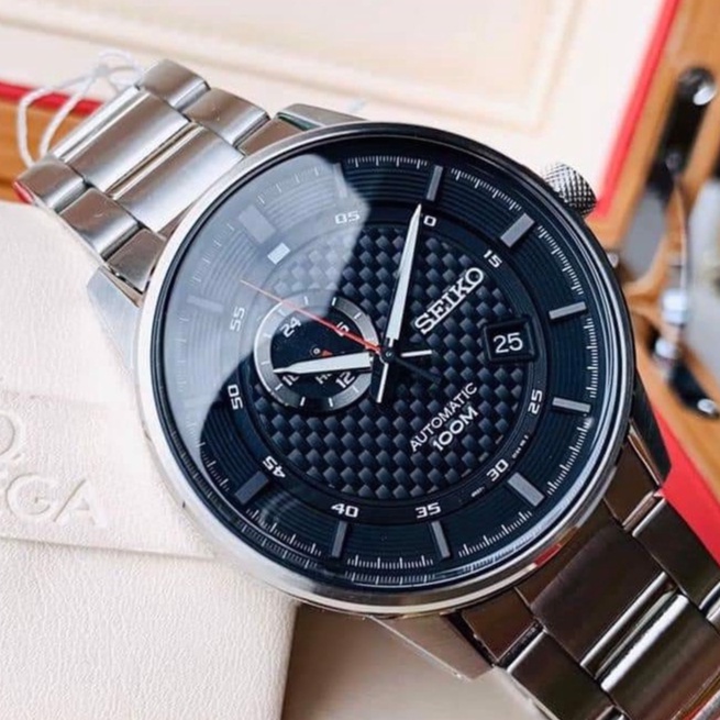 Đồng hồ cơ nam Seiko SSA381K1 kính Hardlex chống xước, chống nước 10 ATM. dây thép không gỉ cao cấp chính hãng Nhật Bản