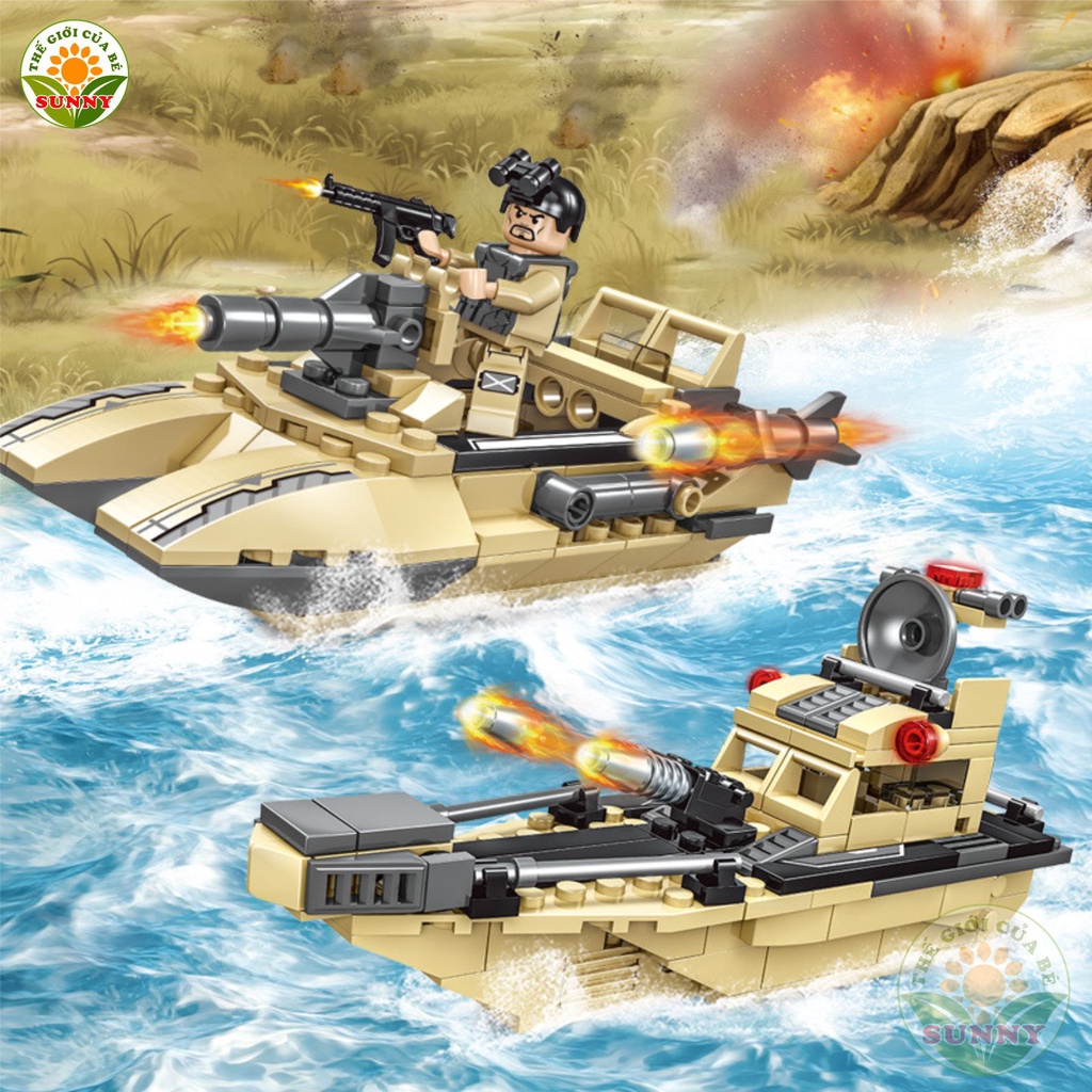 Bộ đồ chơi lắp ghép hình máy bay trực thăng - Bộ đồ chơi em bé thông minh - Sunny