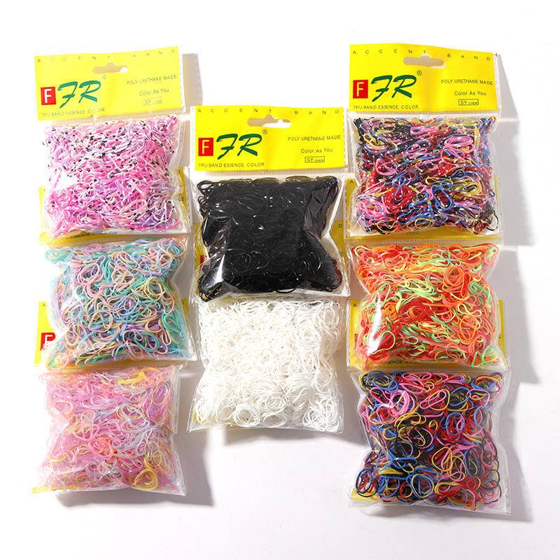 1000 Dây Thun Buộc Tóc Thắt Nơ Cỡ Nhỏ Dành Cho Nữ